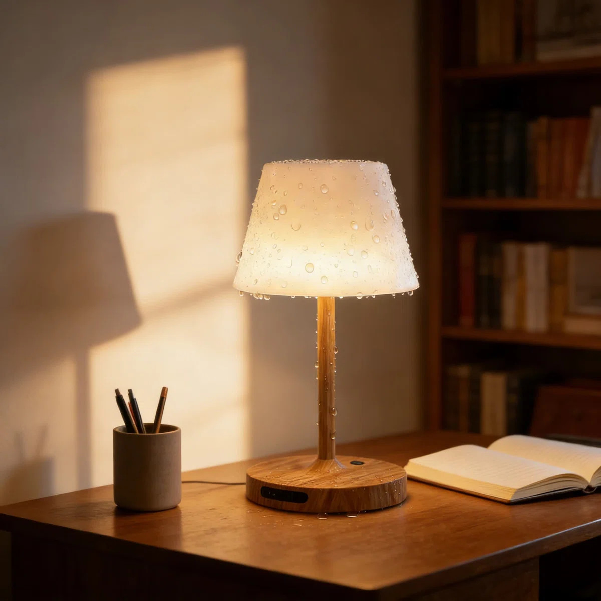 Rechargeable Waterproof LED Table Lamp With Touch Dimming, 8000Mah Battery Power Bank, IP65 Outdo... | Wayfair North America