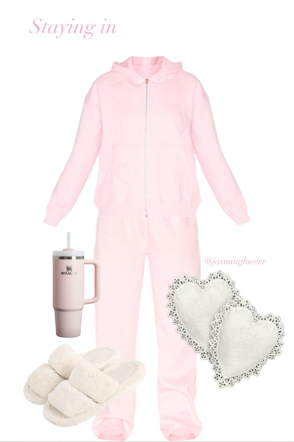 Valentine’s day staying in outfit 💌

loungewear, pink lounge set, cozy outfit, jacket set, matching set

#LTKStyleTip #LTKSeasonal #LTKFindsUnder50
