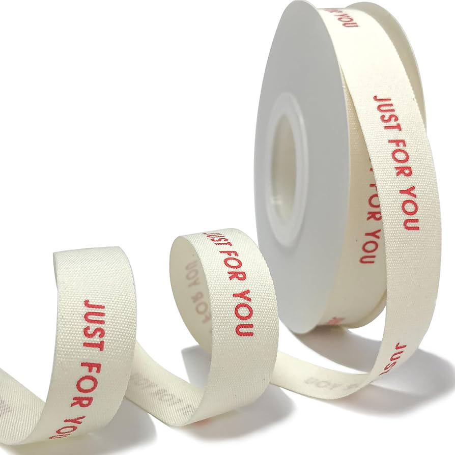 Ribbon for Gift Wrapping - Celebrate in Style with Just for You Ribbon - Cotton Custom Ribbons fo... | Amazon (US)