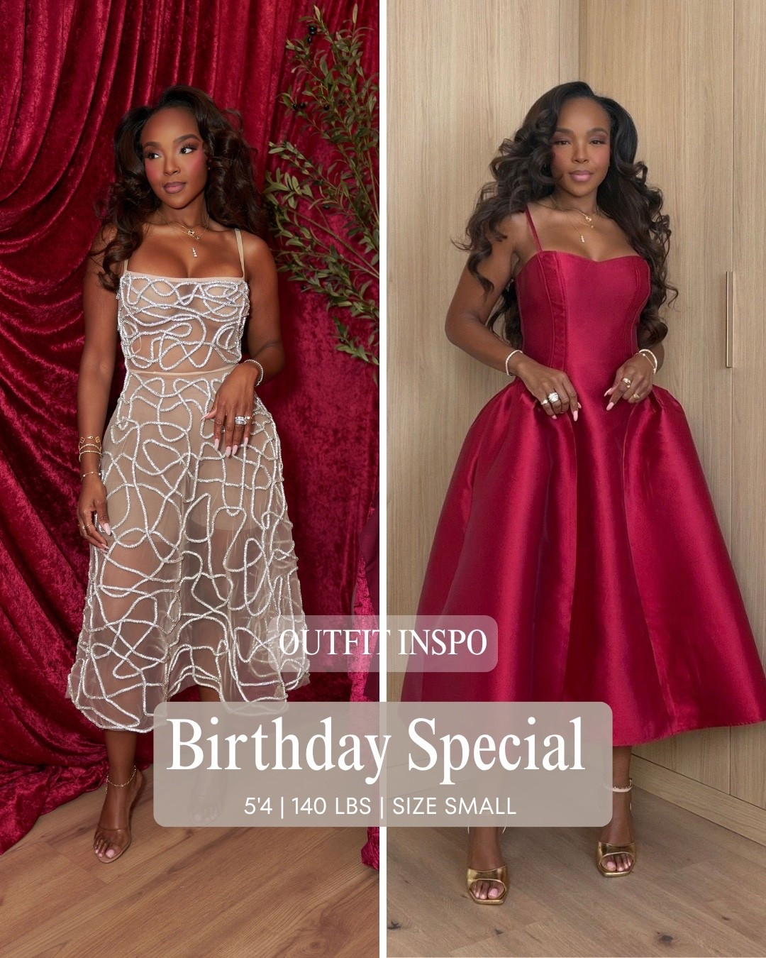 Two looks for a special day, one with a clear silhouette and the other with a full shape. The balance of detail helps the outfit hold its form. #LTKootd

#LTKootd #LTKPetite
