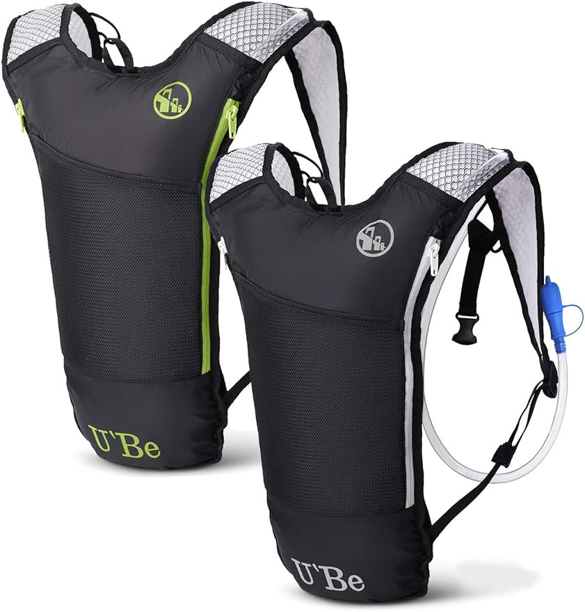 2Pack Hydration Backpack Pack with 2L Water Bladder for Kids Men & Women Hiking Running Cycling -... | Amazon (US)