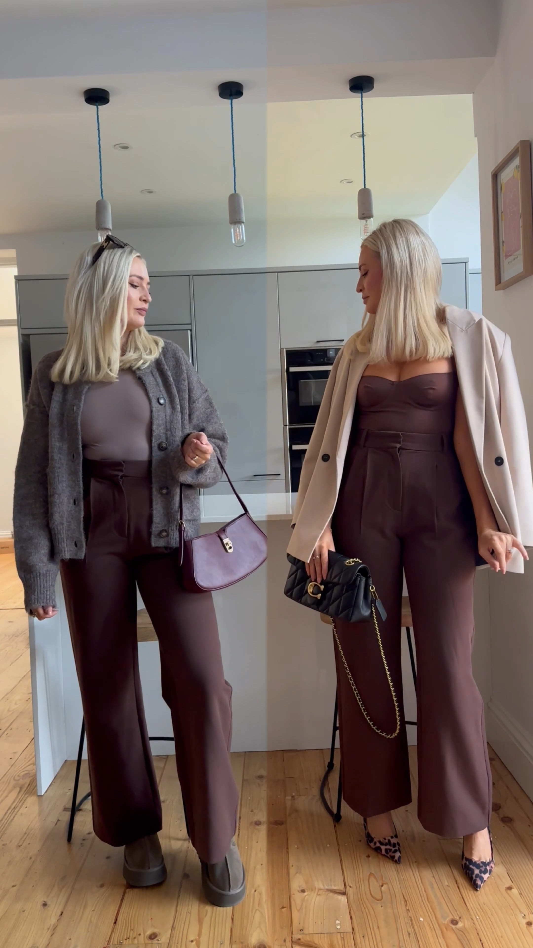 Styling my fave trousers for day or night! 

Abercrombie, trousers outfits, autumn outfits 