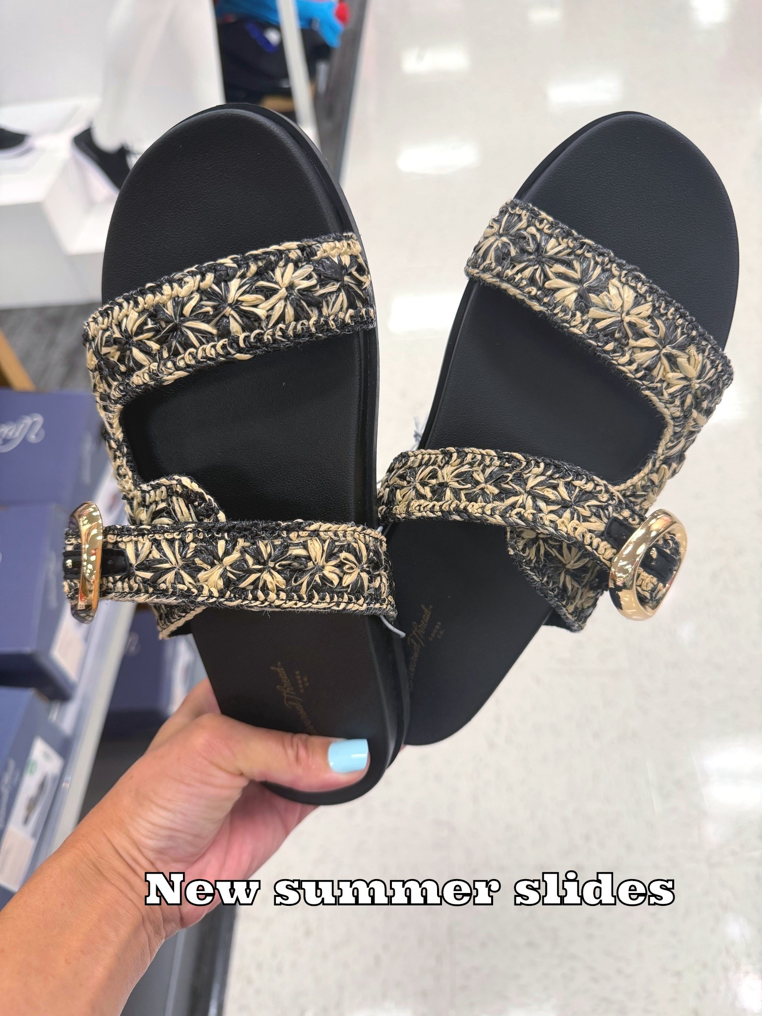 30% off Target Universal Thread Stasie Woven Black and Cream Buckle Summer Slides Travel Looks #target #targetstyle #summerslides #summeroutfitideas #targetsandals #universalthread #newattarget

#LTKootd #LTKTravel #LTKgrwm
