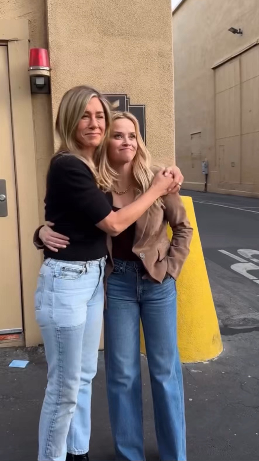 The Emmy winning hit AppleTV+ show The Morning Show production on the fourth season wrapped in early December 2024. This cute video of the last day of filming was posted to BFF's Jen and Reese Instagram feed  and  I received so many fan requests for me to find the exact patch jeans seen on Jennifer Aniston. I think Jen's might be vintage Levis I found an almost idential pair of Levis that are under $100 so you can recreate her look on a budget. 

#LTKStyleTip #LTKFindsUnder100