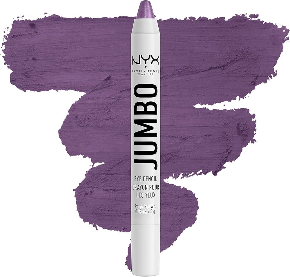 NYX PROFESSIONAL MAKEUP Jumbo Eye Pencil, Eyeshadow & Eyeliner Pencil - Eggplant (Violet) | Amazon (US)