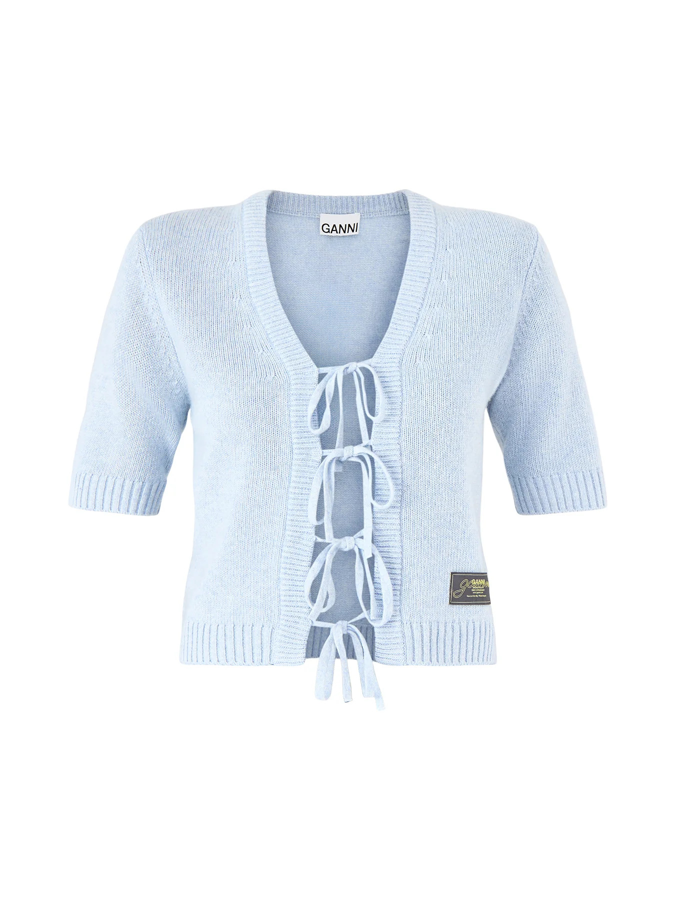 Future Wool Mix Short Sleeve Cardigan | Fenwick UK