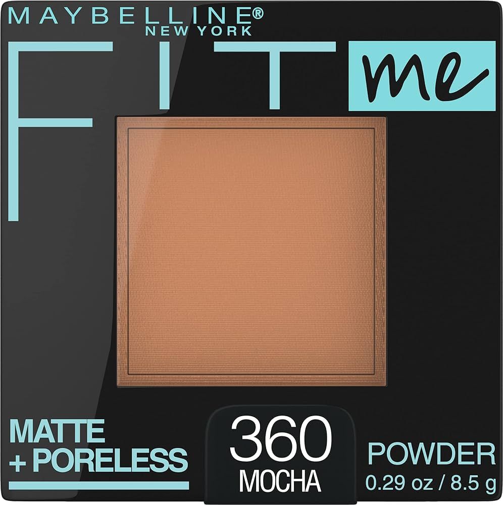 Maybelline Fit Me Matte + Poreless Pressed Face Powder Makeup & Setting Powder, Mocha, 1 Count | Amazon (US)