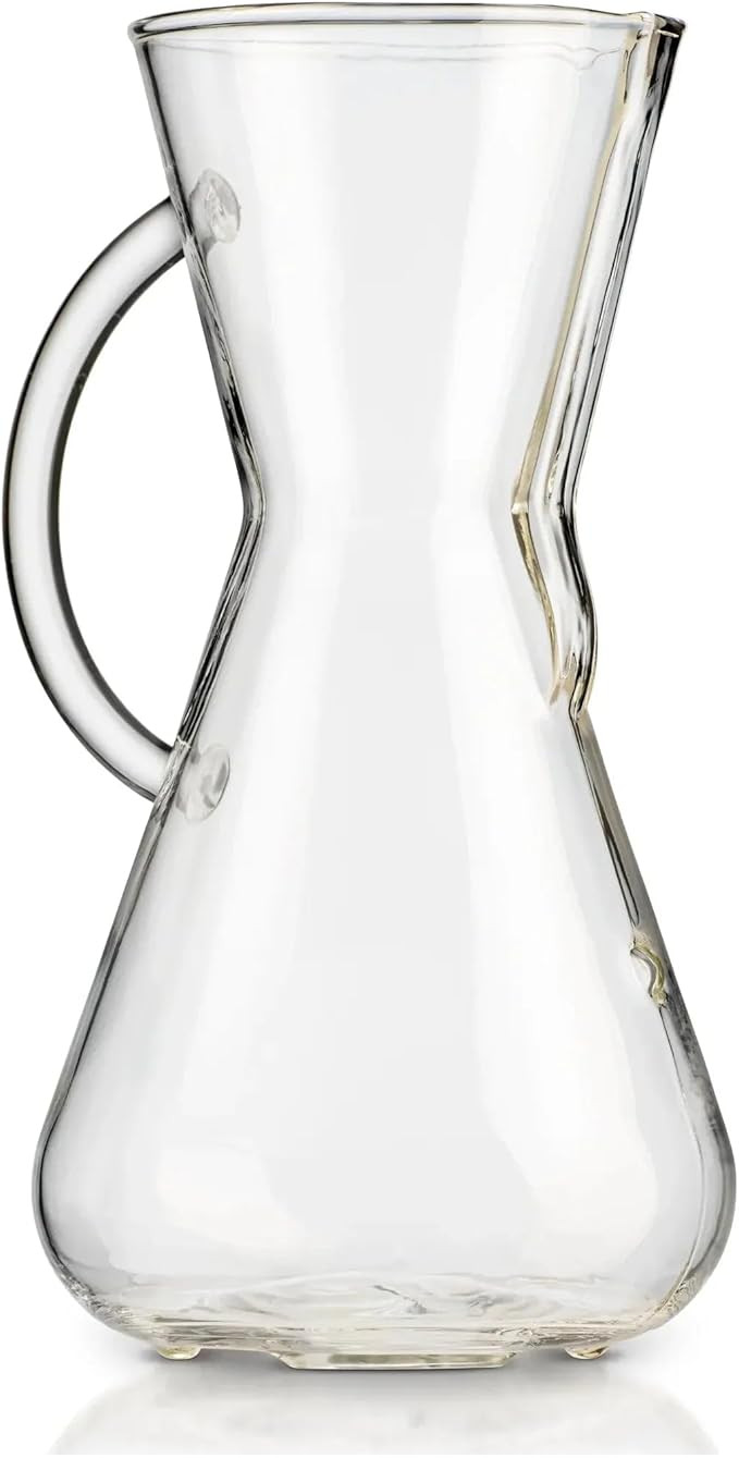 Chemex Pour-Over Glass Coffeemaker - Glass Handle Series - 3-Cup - Exclusive Packaging | Amazon (US)