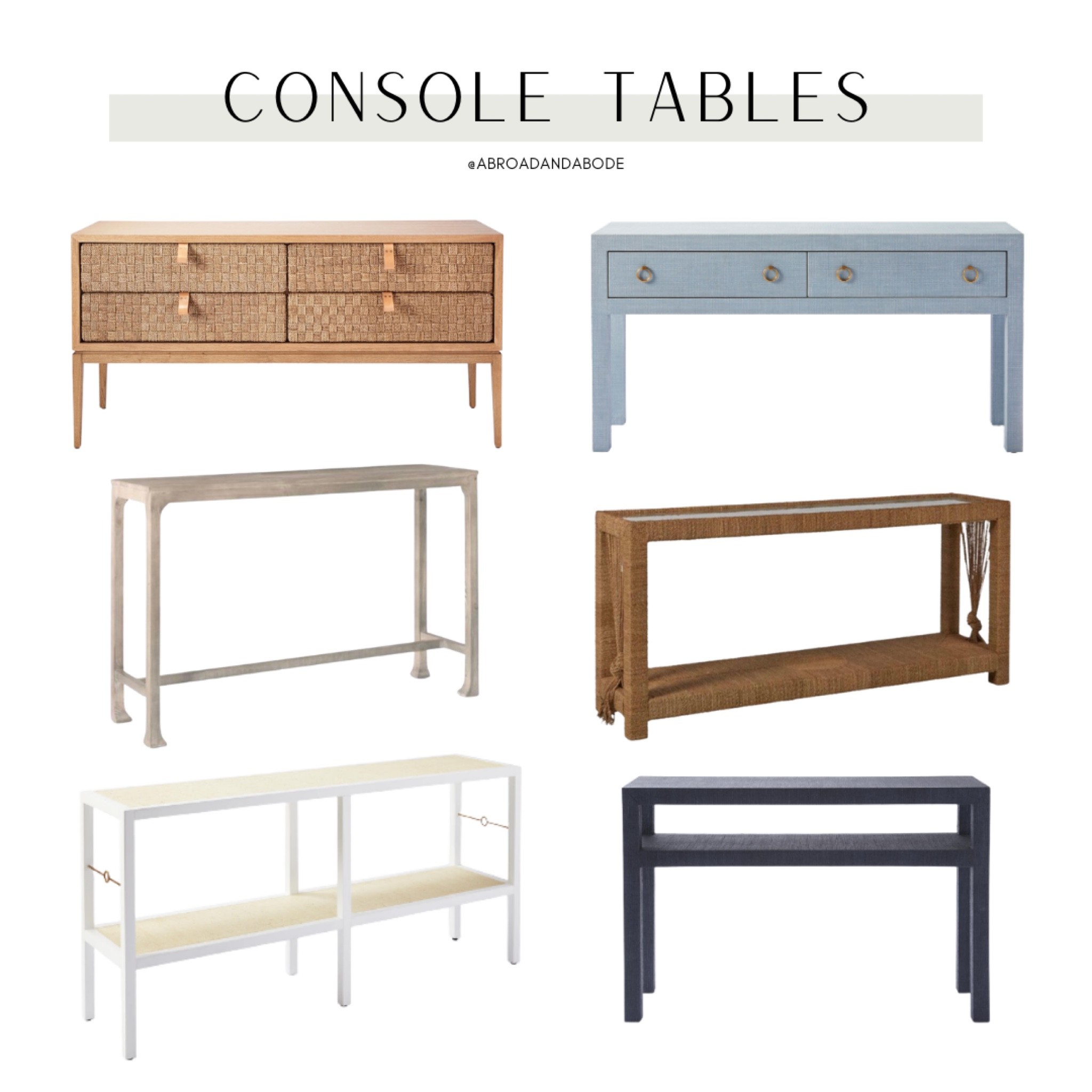 Console Tables!

Console tables, console, entryway, entryway table, buffet table, dining room, home finds, home decor, classic home

#LTKunder100 #LTKhome #LTKunder50