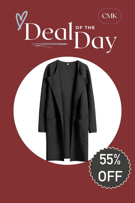 Deal of the Day! Open knit cardigan, up to 55% off (depending on color). Perfect to layer through the winter months and make a great gift for the fashionable one in your life! 

#LTKfindsunder50 #LTKGiftGuide #LTKCyberWeek