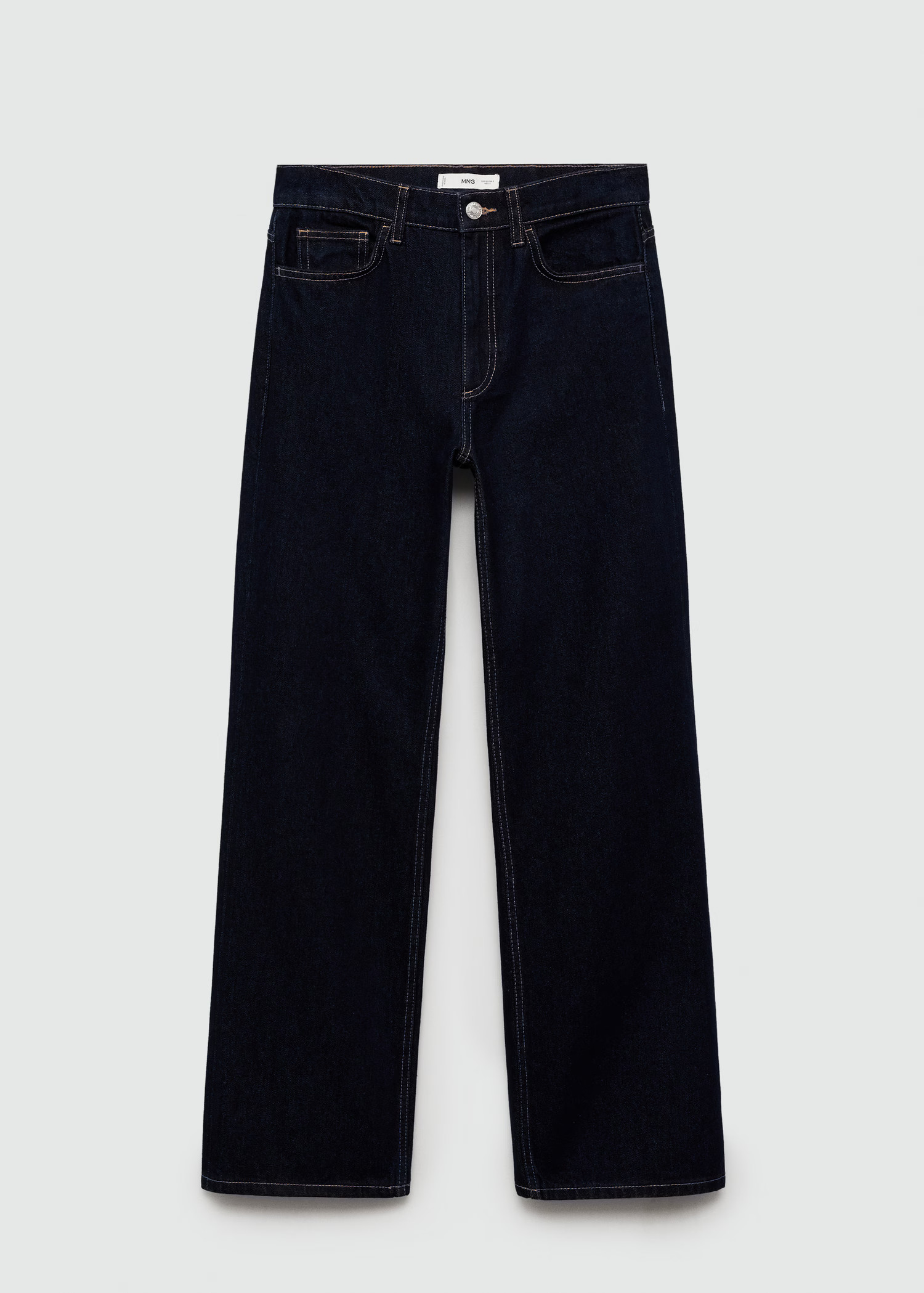 Cecilia straight-fit high-rise jeans | MANGO (US)