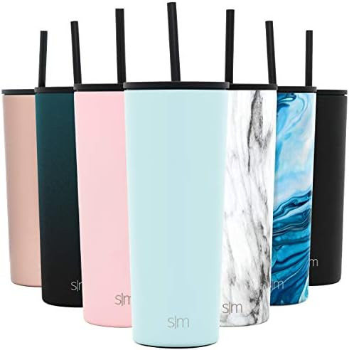 Simple Modern Classic Insulated Tumbler with Straw and Flip Lid - Stainless Steel Water Bottle Ic... | Amazon (US)