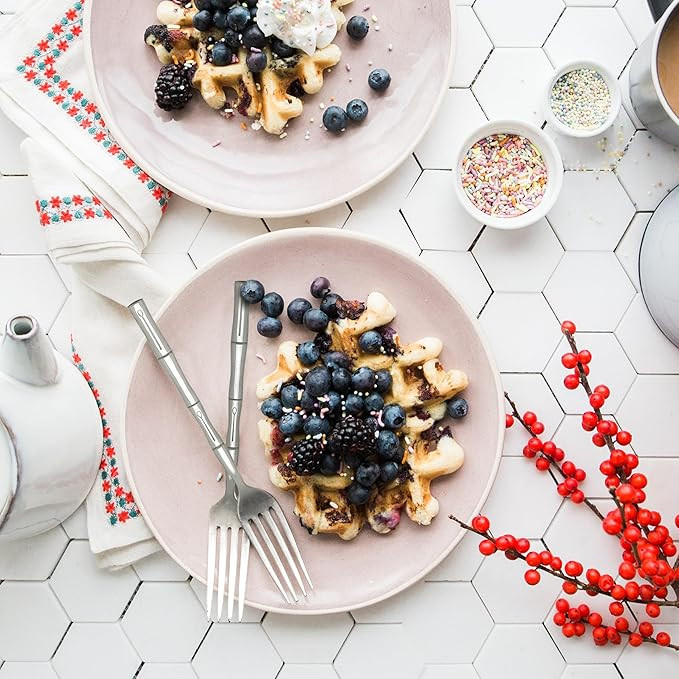 Hampton Forge Hampton Signature – Bamboo – 20 Piece Flatware Set, Service for 4 | Amazon (US)