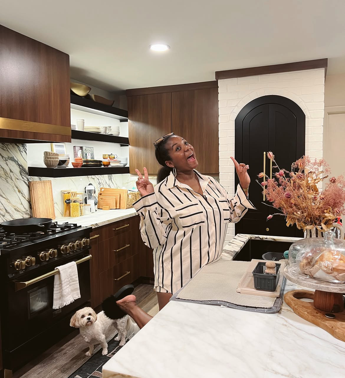 You guys loved my kitchen tour so much, so now you can shop it! Everything from **The Perry Kitchen** is linked on my LTK. 🤎

**Tap the link in my bio to shop!** 

 #LTKHome
