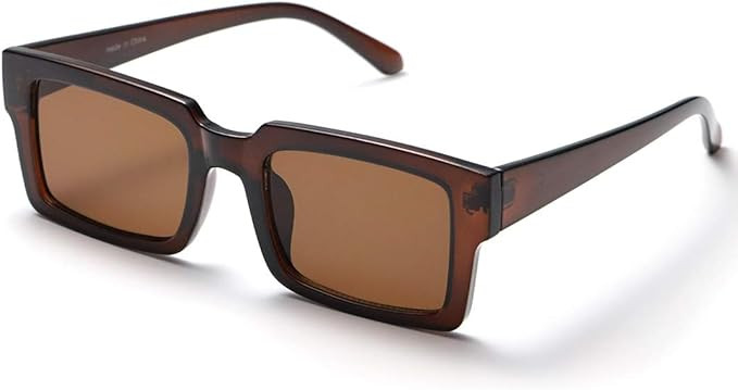 Sunglasses For Women Minimalist Classic Design Fashion UV400 Square Sun Glasses Unisex TY2984 | Amazon (US)