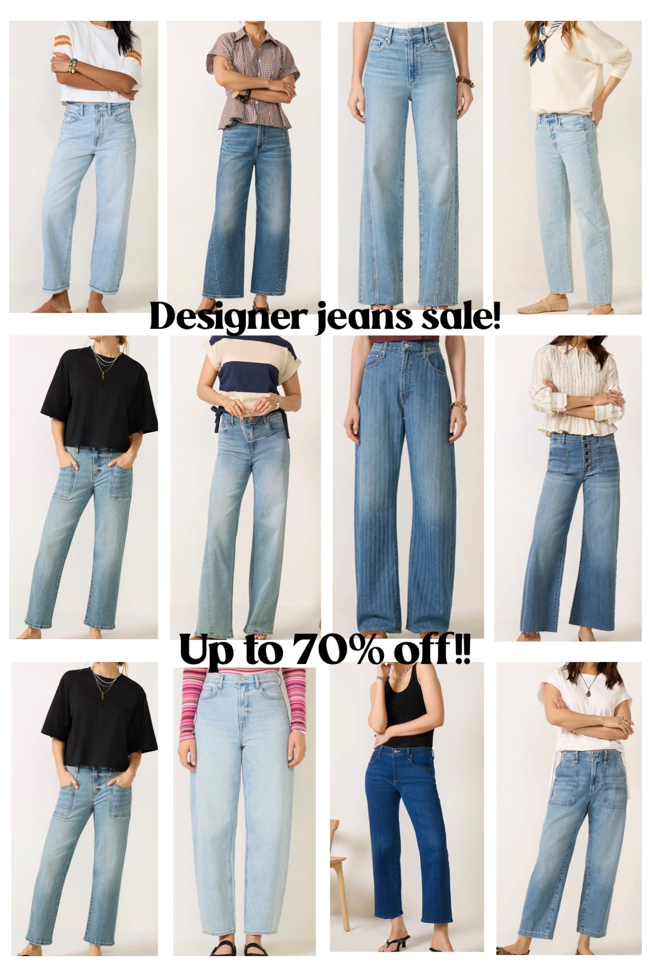 Designer jeans sale! Up to 70% off Mother jeans, Pistola jeans, and much more!