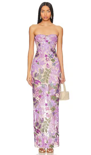 Dahlia Gown in Lilac Multi | Revolve Clothing (Global)