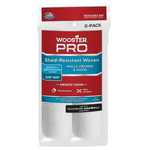 Wooster 4-1/2 in. x 3/8 in. High-Density Pro Woven Cage Frame Roller (2-Pack)-0HR2830044 - The Ho... | The Home Depot