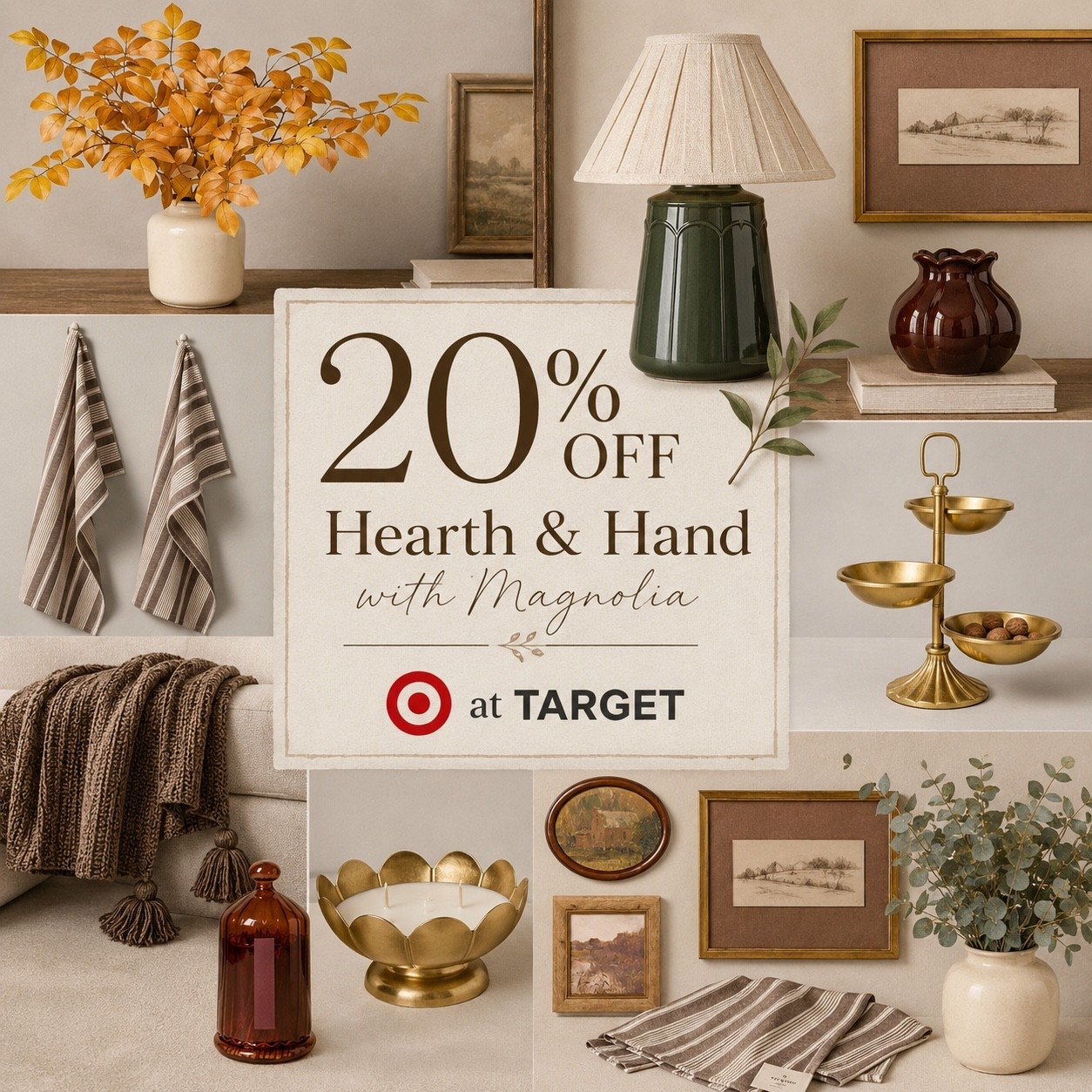 20% off Hearth and Hand with Magnolia with Target circle!

#LTKSaleAlert #LTKSeasonal #LTKHome
