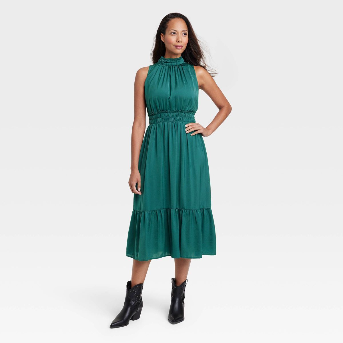 Women's Tank Satin Wrap Dress - Knox Rose™ | Target