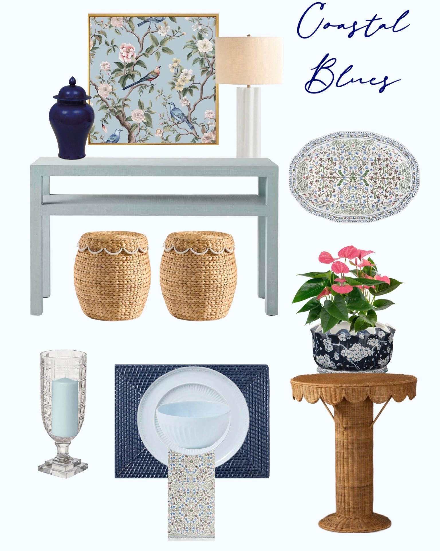 Coastal Blues with Timeless Furnishings 

#LTKHome