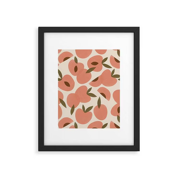 Alisa Galitsyna Peach Harvest Framed Wall Art - Deny Designs | Target