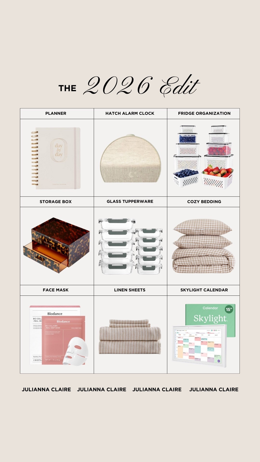 2026 essentials for planning in the new year! New year goal setting 

#LTKHome #LTKselfcare