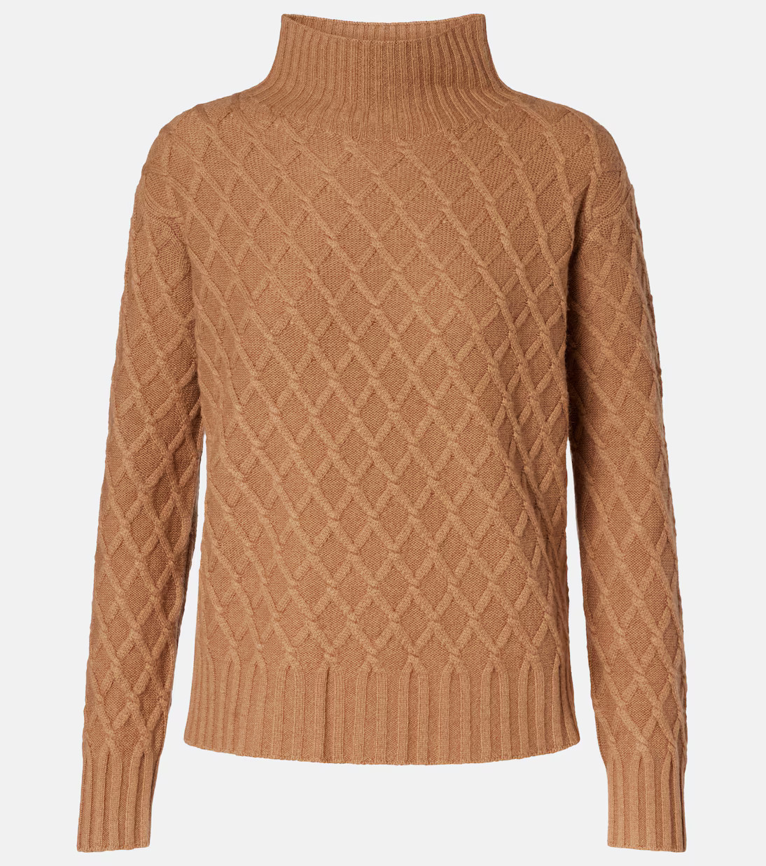 Camel hair turtleneck sweater | Mytheresa (US/CA)