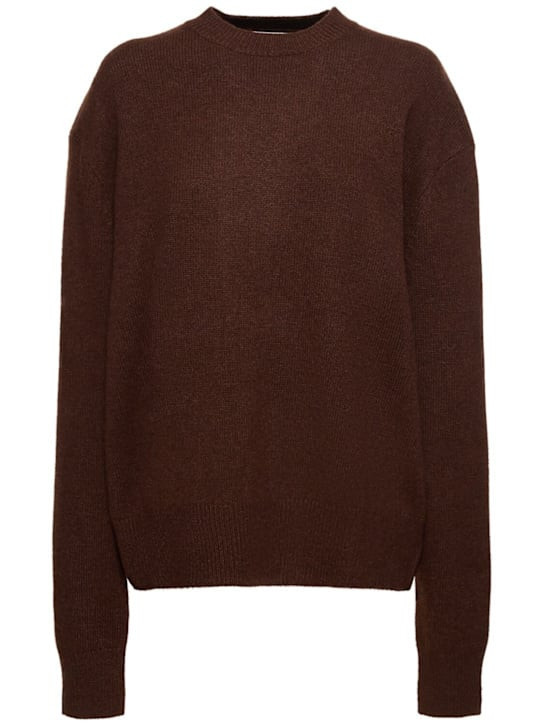 Rafaela padded knit wool sweater | Luisaviaroma