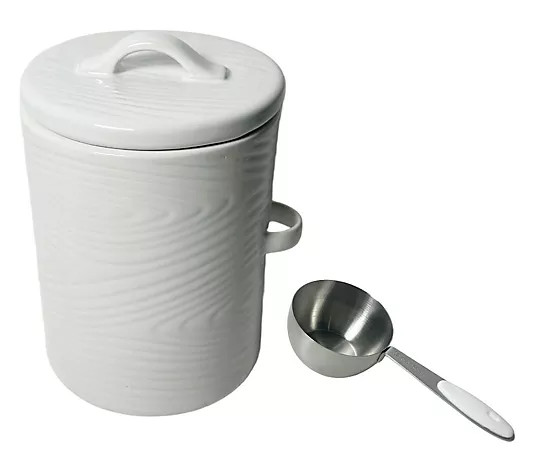 Temp-tations 3-qt Lidded Canister with Scoop | QVC