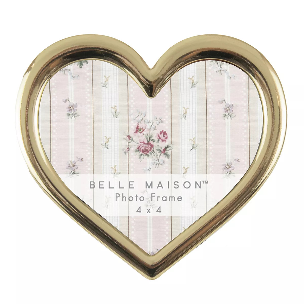 Belle Maison 4" x 4" Gold Heart Tabletop Frame | Kohl's