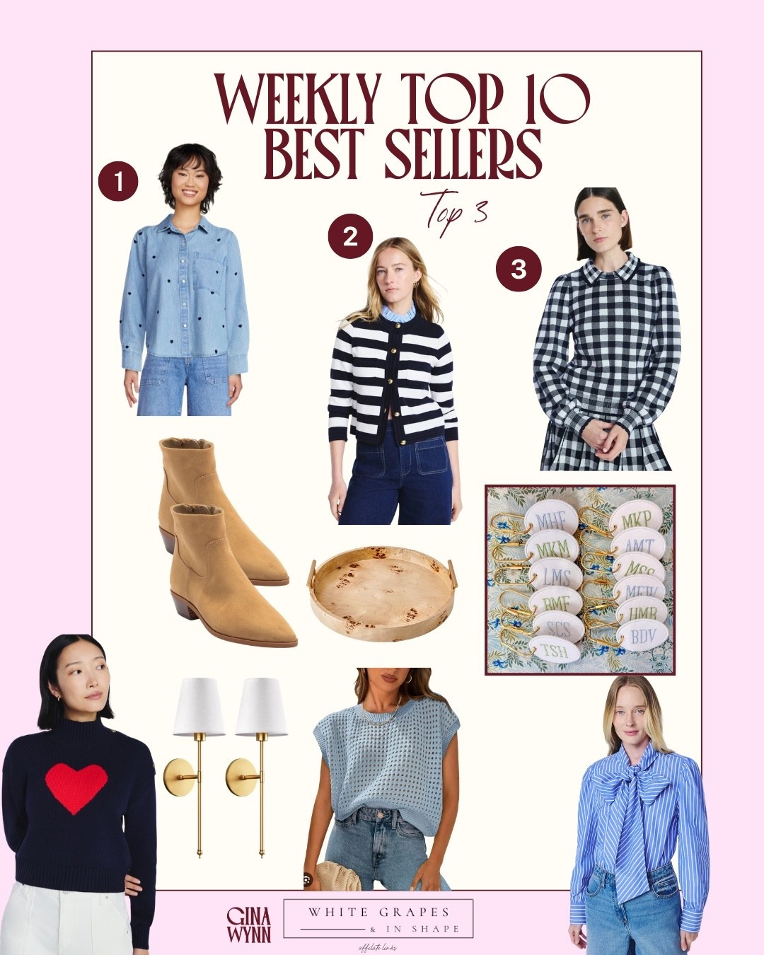 Weekly Best Sellers

Walmart finds/ Burlwood tray / wall sconces / spring boots

#LTKOver40 #LTKSeasonal #LTKHome