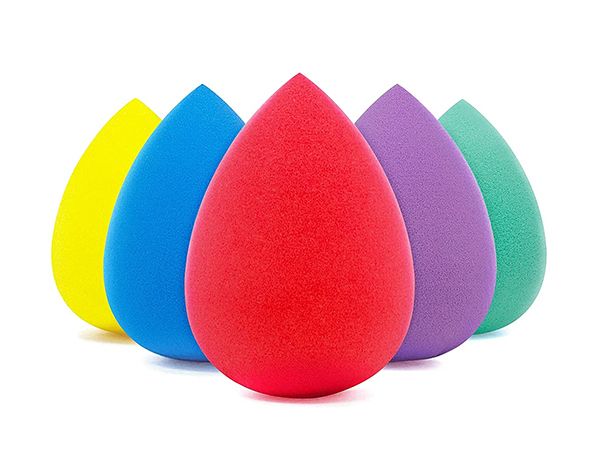 Amazon.com : BEAKEY 5 Pcs Makeup Sponge Set, Foundation Blending Beauty Sponge, Flawless for Liqu... | Amazon (US)