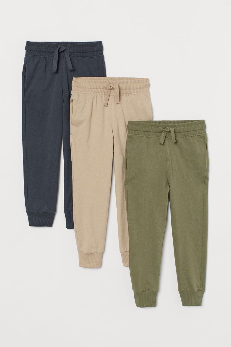 3-pack Joggers | H&M (US + CA)