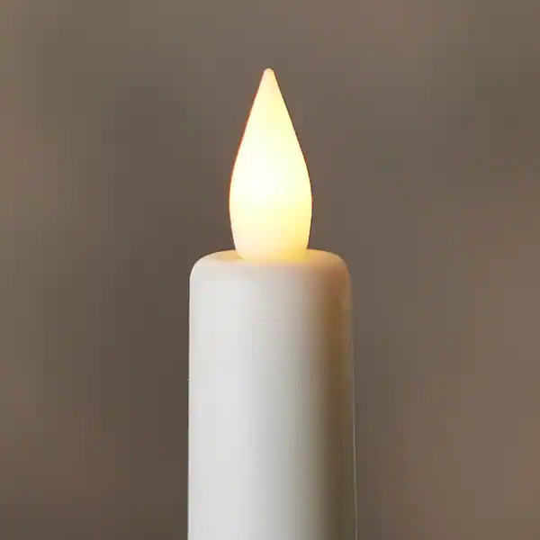 Classic Motion Flameless Taper Candle 1 x 9.75 White | Bed Bath & Beyond