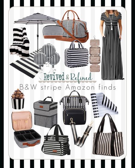 Ooh, Stripe Stripey! 🎶 I love stripes! 
Black & White stripe Amazon finds! 

Travel, party, home, tote, beauty

#travelfinds #patio #stripedbag #stripes

#LTKtravel #LTKhome #LTKitbag
