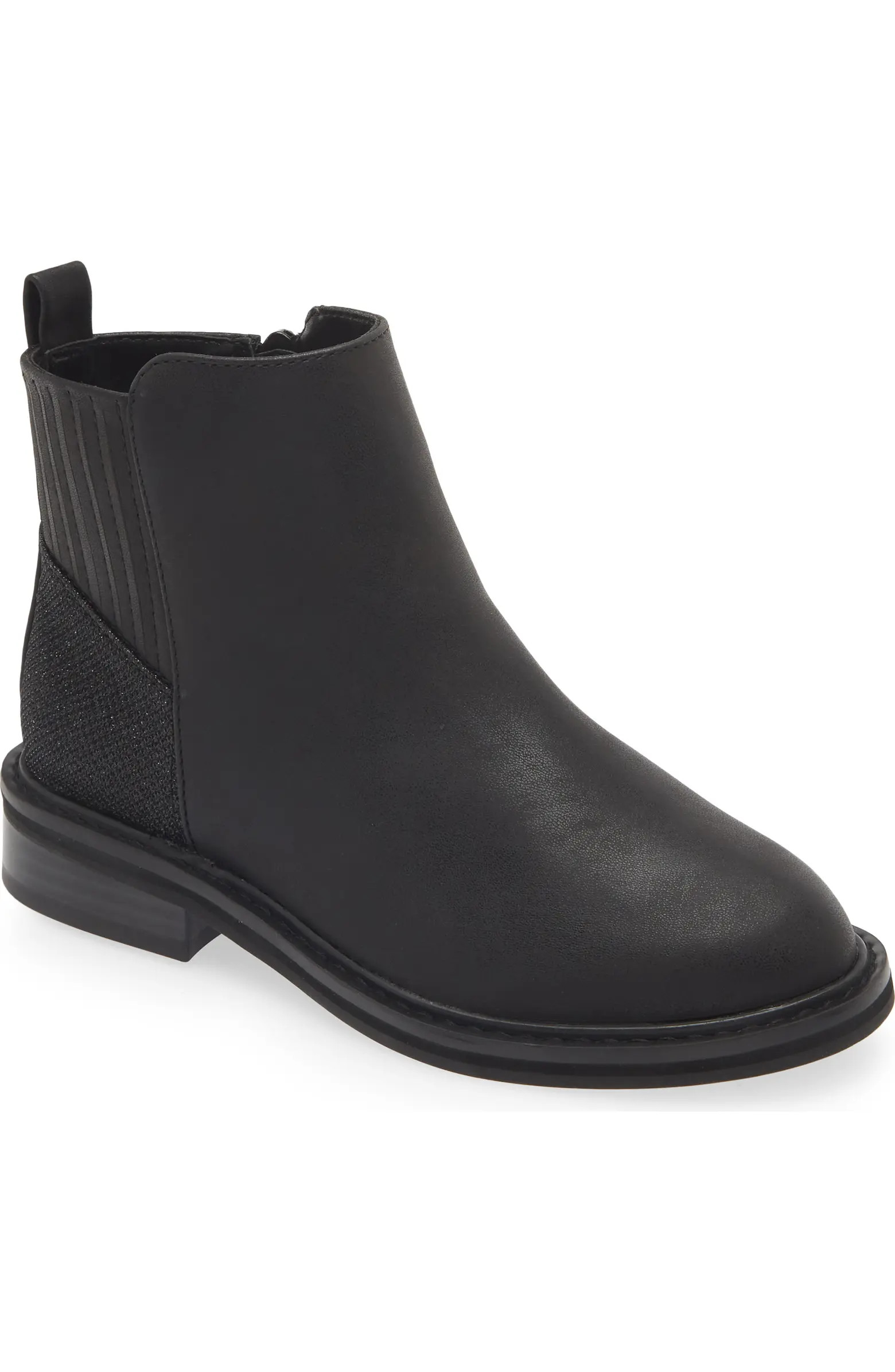 Kids' Flora Metallic Sparkle Zip-Up Boot | Nordstrom