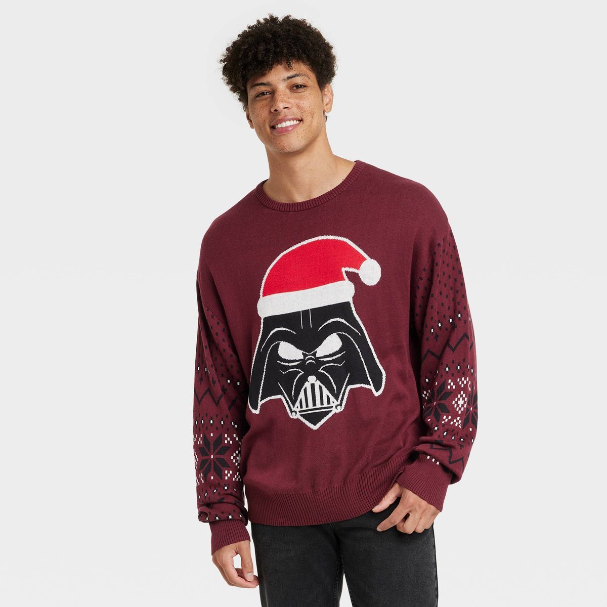Men's Disney 100 Star Wars Pullover Sweater - Maroon | Target