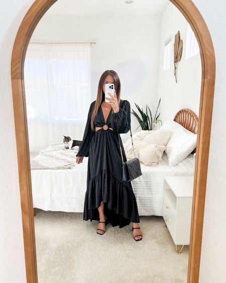 #LTKsalealert (50% off until 7/23 11:59pm PST) Love this black o-ring high-low midi dress! Perfect for date night or a wedding!

// black dress, date night outfit, date night dress, wedding guest dress, black tie, cocktail dress, spring dress, midi dress, vacation outfit, vacation outfits, summer dress, summer dresses, summer outfits 2023, summer wedding guest dress, summer outfit, summer outfits, vacay, resort wear, neutral style, sandals, quilted purse, Petal and Pup, Target, Dolce Vita #LTKFind #LTKstyletip #LTKitbag #LTKshoecrush

#LTKwedding #LTKunder100 #LTKSeasonal