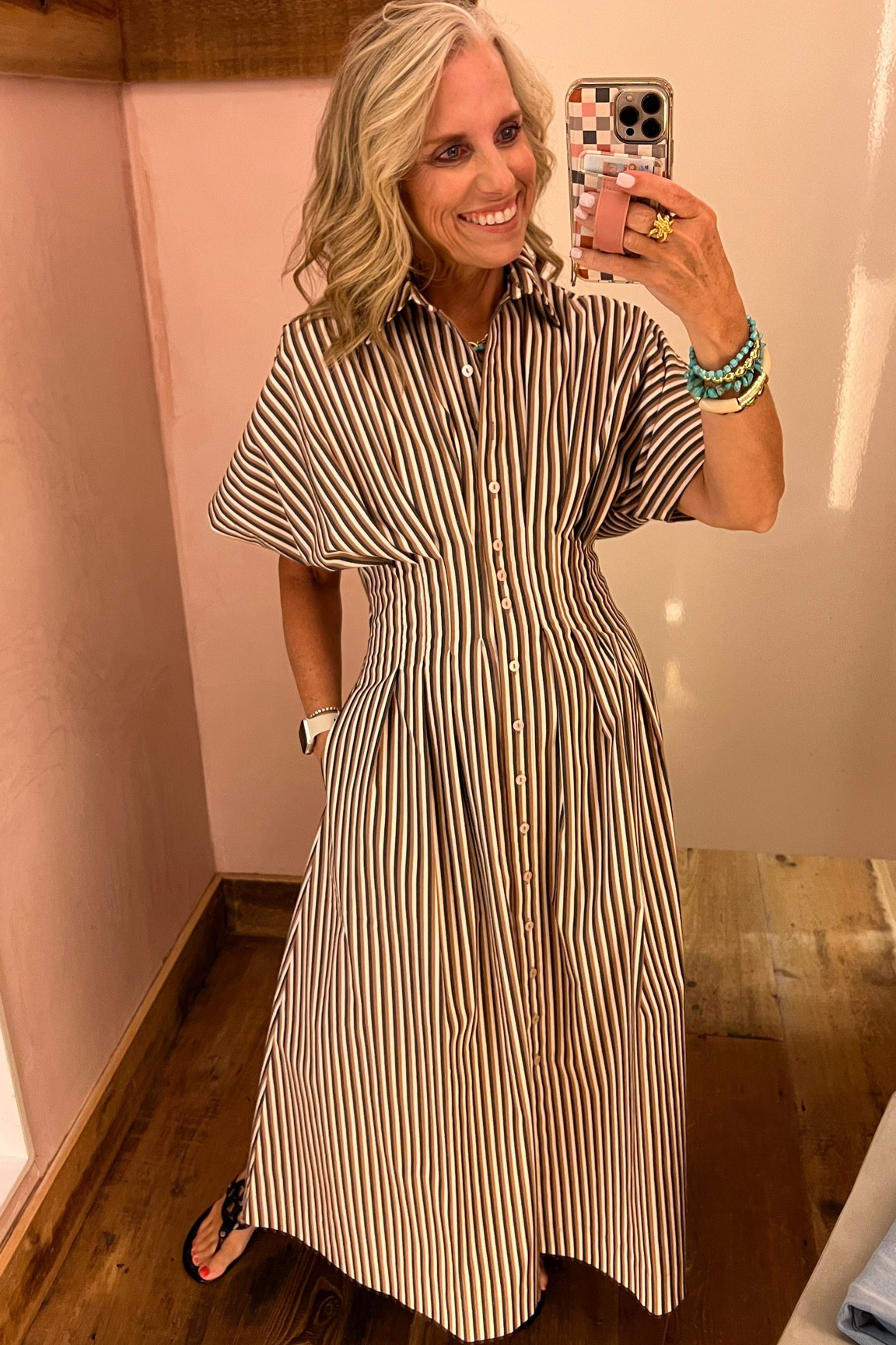 Such a great short dress. Wearing XS 
Anthropologie sale 

#LTKOver40 #LTKSummerSales #LTKStyleTip