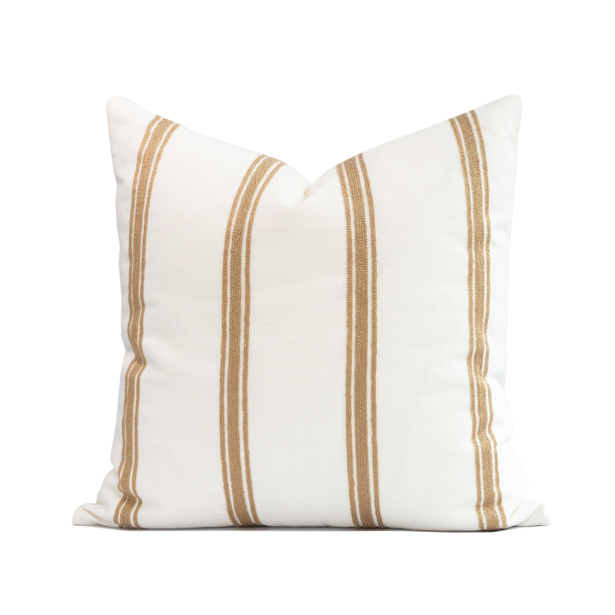 Crumbs Home Modern Farmhouse Fall Linen Indoor Outdoor Throw Pillow Cover Only, 20"x20" Water Rep... | Amazon (US)