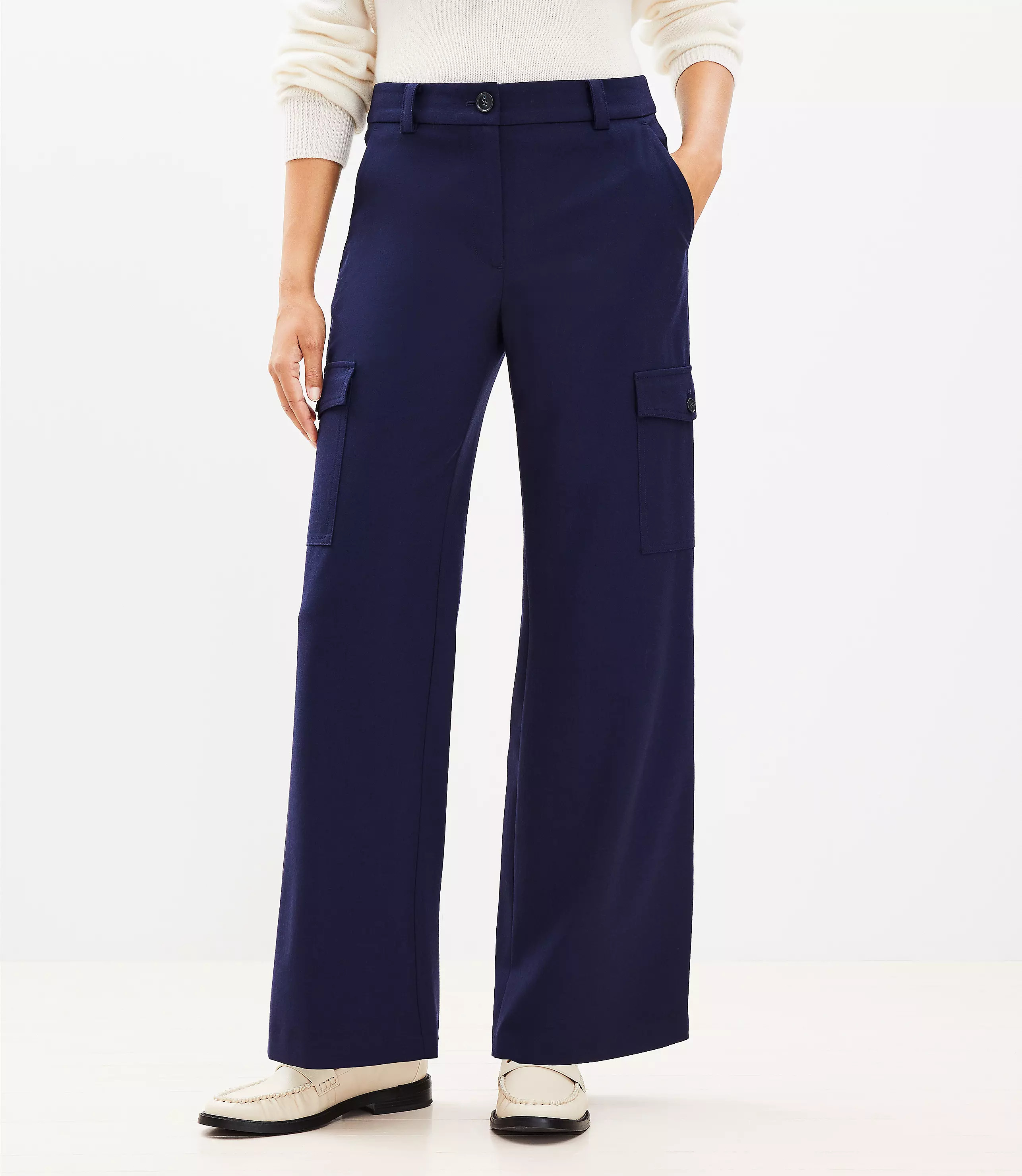 Tall Cargo Straight Pants | LOFT