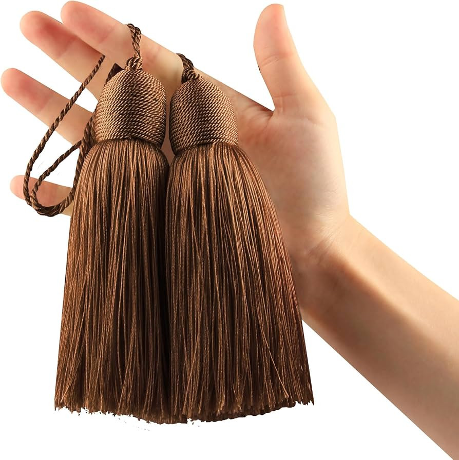 2Pcs Key Tassel with Loop DIY Handmade Craft Accessories | Amazon (US)