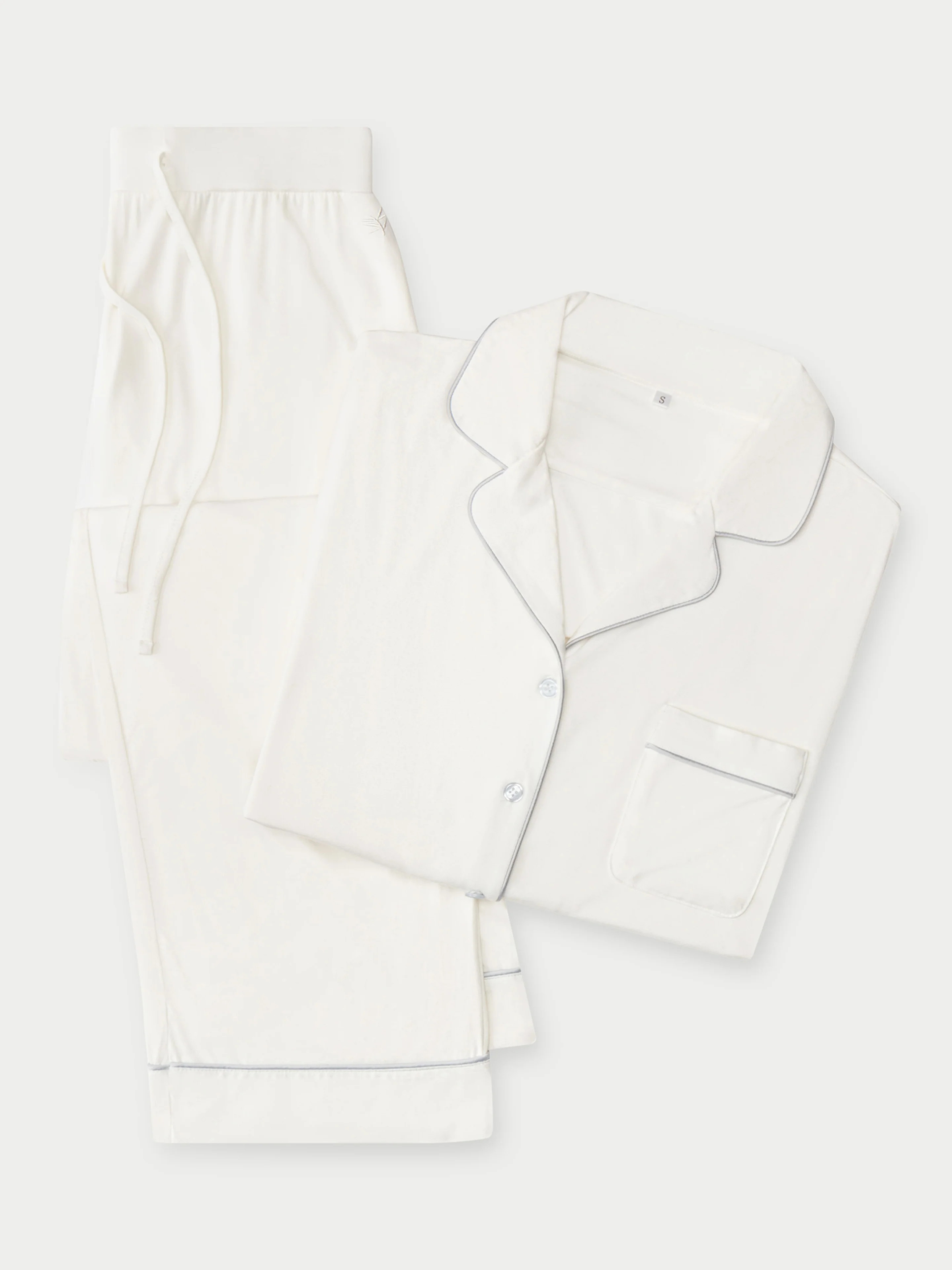 Women's Stretch-Knit Long Sleeve Bamboo Pajama Set | Cozy Earth