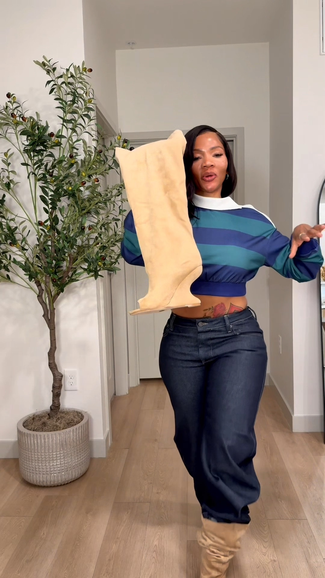 This look takes me straight back to my ’90s day, hard-cut Levi’s, a polo, and Timbs. Still love that street energy, just elevated now with heels for a little sexy edge. Classic, confident, and forever my vibe.

#LTKgrwm #LTKootd #LTKfashion