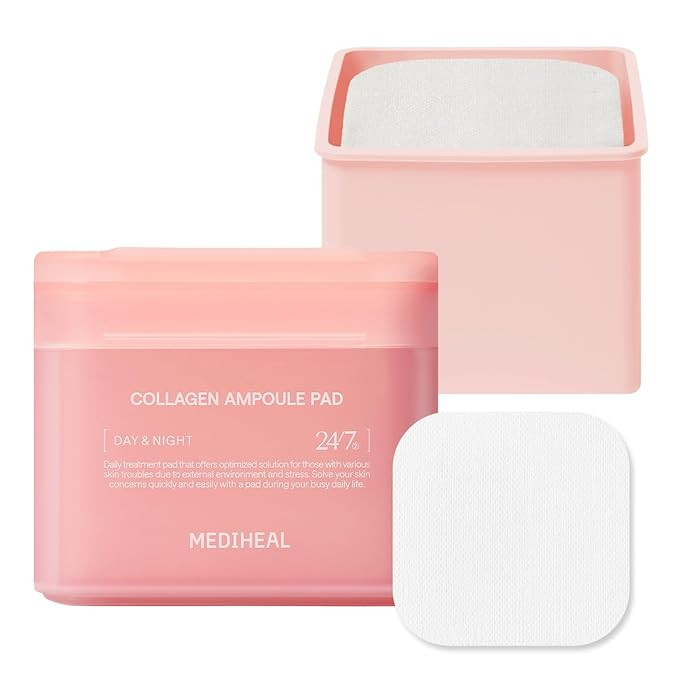 MEDIHEAL Daily Collagen Ampoule Toner Pads (1+1) | Amazon (US)