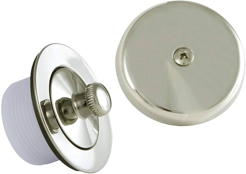Kingston Brass DLT5301A6 Made to Match Twist and Close Tub Drain Conversion Kit, Polished Nickel ... | Amazon (US)