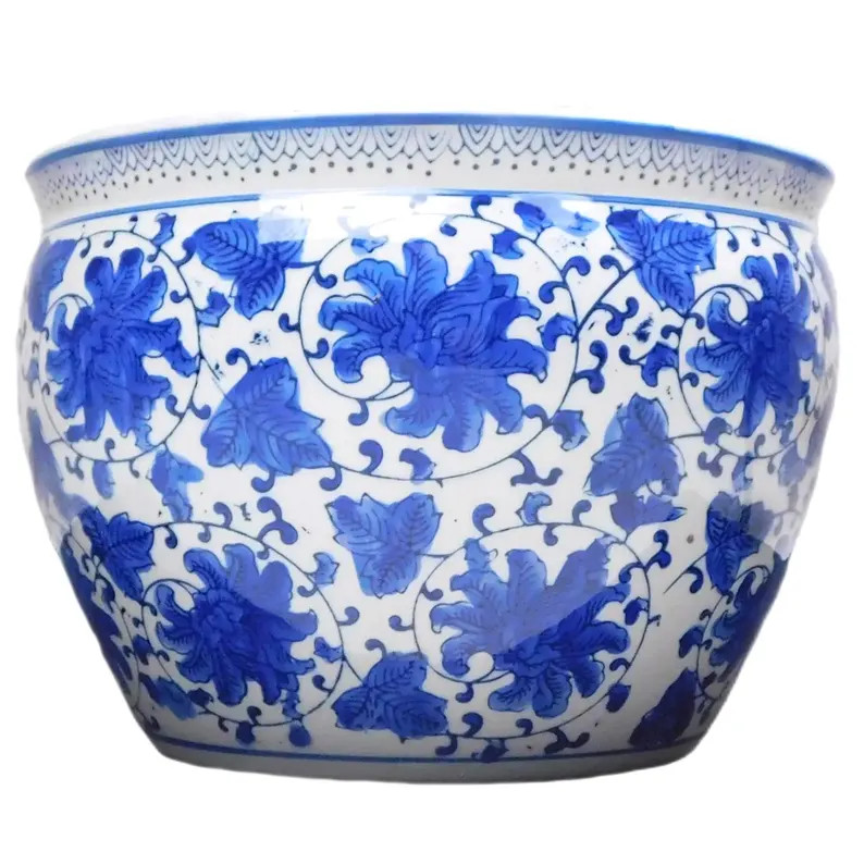 Blue and White Porcelain Jardiniere for Indoor or Outdoor Use - Etsy | Etsy (Global)