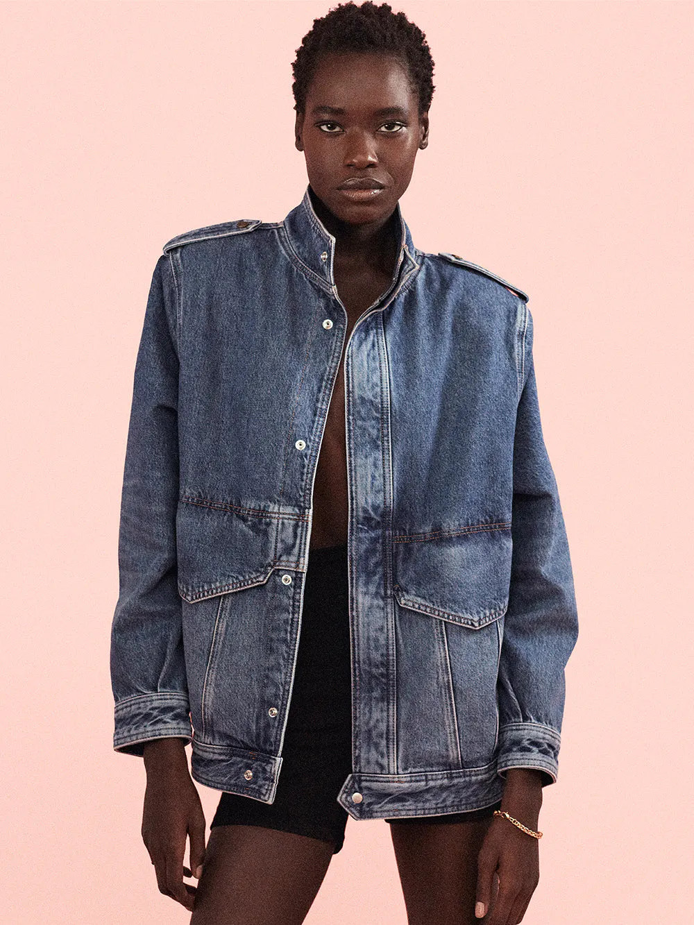 Denim Power Jacket  in  Luxor | Frame Denim