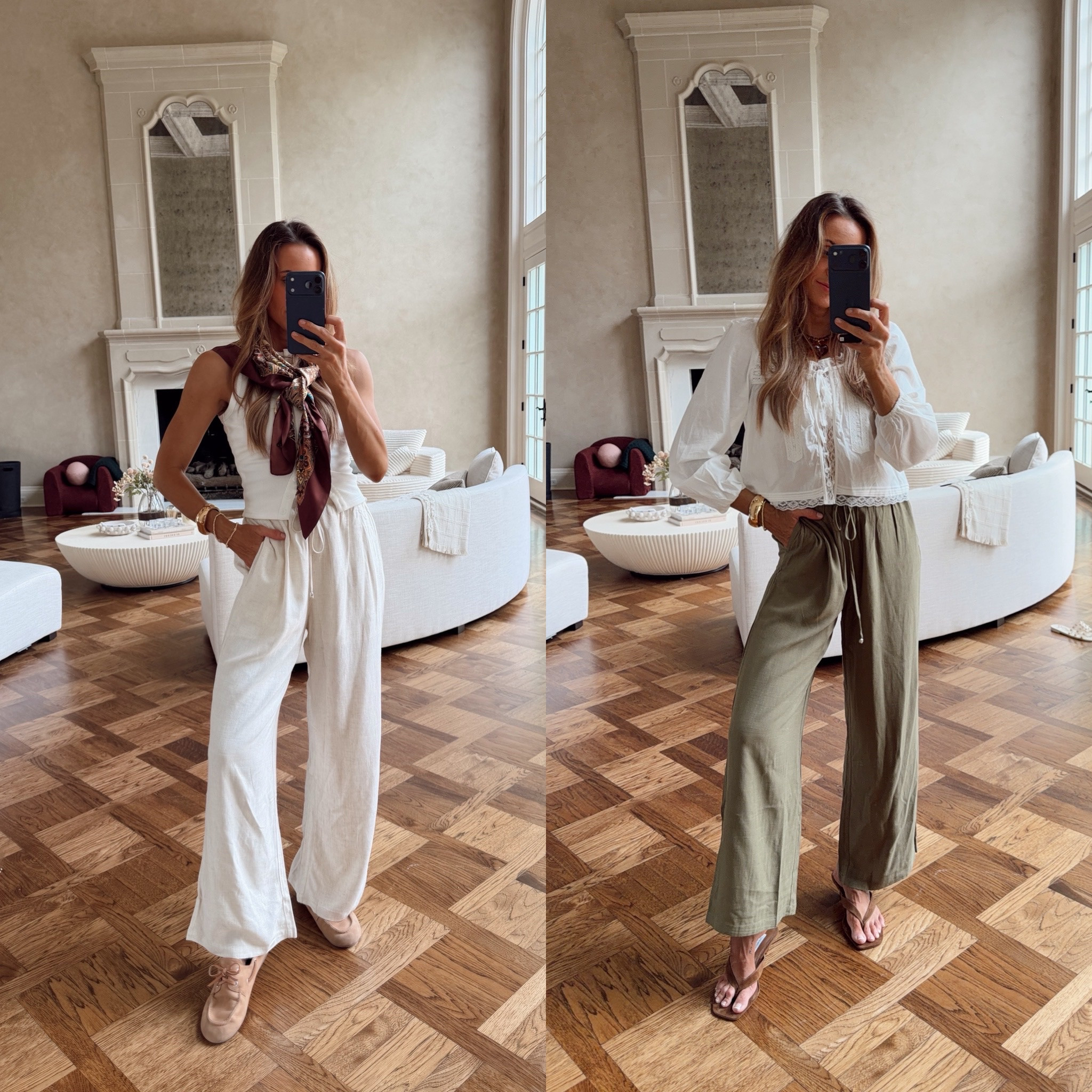 Love these linen blend pants for spring and summer! Lightweight, flowy, great for days you don’t want to show your legs but still stay cool! 

Wearing medium,and I am 5’7’’.

#LTKootd #LTKmomlife #LTKSeasonal